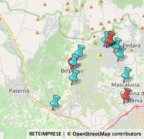 Mappa Via XIX Traversa, 95032 Belpasso CT, Italia (4.47917)