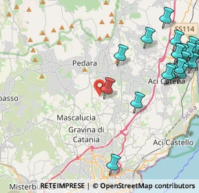 Mappa Via Giovanni Boccaccio, 95030 Tremestieri Etneo CT, Italia (6.598)
