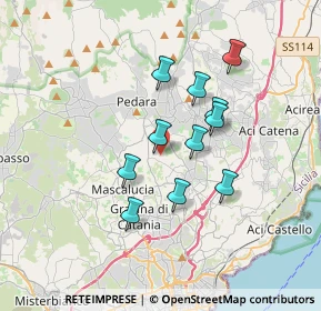 Mappa Via Giovanni Boccaccio, 95030 Tremestieri Etneo CT, Italia (3.19273)