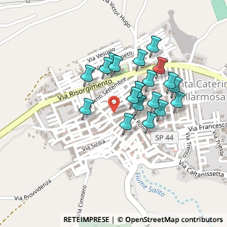 Mappa Via XII Gennaio, 93018 Santa Caterina Villarmosa CL, Italia (0.212)