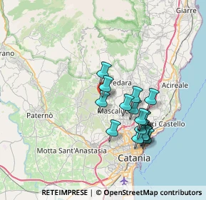 Mappa Via Bari, 95030 Mascalucia CT, Italia (6.91125)