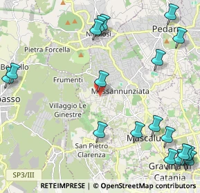 Mappa Via Bari, 95030 Mascalucia CT, Italia (3.41833)