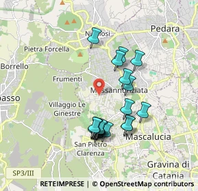 Mappa Via Bari, 95030 Mascalucia CT, Italia (1.8535)