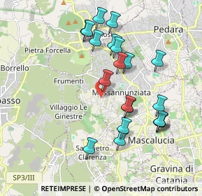 Mappa Via Bari, 95030 Mascalucia CT, Italia (2.14)