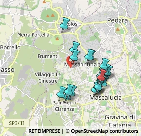 Mappa Via Bari, 95030 Mascalucia CT, Italia (1.9015)