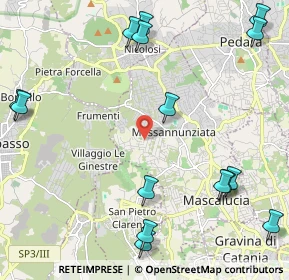 Mappa Via Bari, 95030 Mascalucia CT, Italia (3.24)