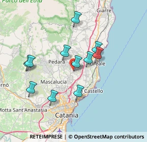 Mappa Via Goffredo Mameli, 95020 Aci Bonaccorsi CT, Italia (7.33455)