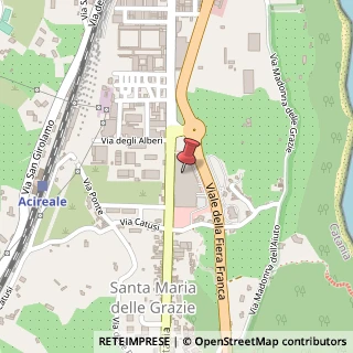 Mappa Via Mario Leggio, 136, 95024 Acireale, Catania (Sicilia)