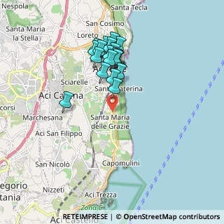 Mappa Centro Commerciale Ciclope, 95024 Acireale CT, Italia (1.875)