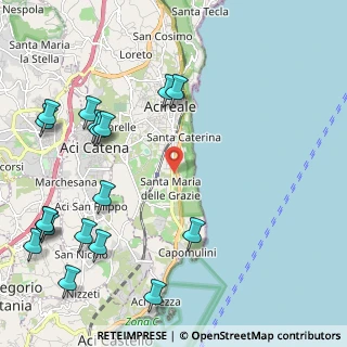 Mappa Centro Commerciale Ciclope, 95024 Acireale CT, Italia (3.24056)