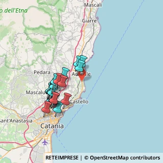 Mappa Centro Commerciale Ciclope, 95024 Acireale CT, Italia (7.6505)