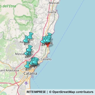 Mappa Centro Commerciale Ciclope, 95024 Acireale CT, Italia (7.73667)