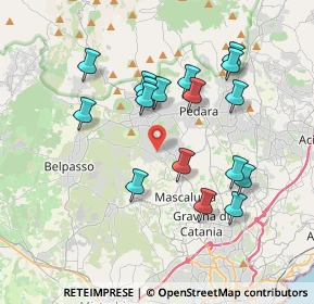 Mappa Via G. Meli, 95030 Mascalucia CT, Italia (3.95176)