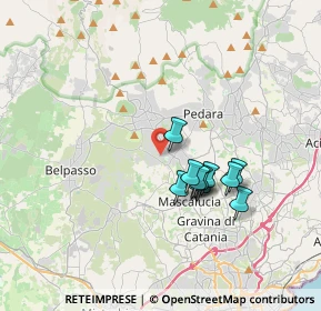 Mappa Via G. Meli, 95030 Mascalucia CT, Italia (3.20909)