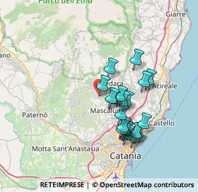 Mappa Via G. Meli, 95030 Mascalucia CT, Italia (6.955)