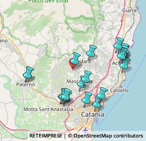 Mappa Via G. Meli, 95030 Mascalucia CT, Italia (9.2525)