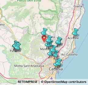 Mappa Via G. Meli, 95030 Mascalucia CT, Italia (7.7825)