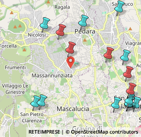 Mappa Via Torre Ombra, 95030 Mascalucia CT, Italia (3.34625)