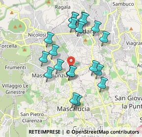 Mappa Via Torre Ombra, 95030 Mascalucia CT, Italia (1.9505)