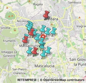 Mappa Via Torre Ombra, 95030 Mascalucia CT, Italia (1.5085)