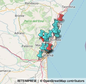 Mappa Via Torre Ombra, 95030 Mascalucia CT, Italia (9.615)