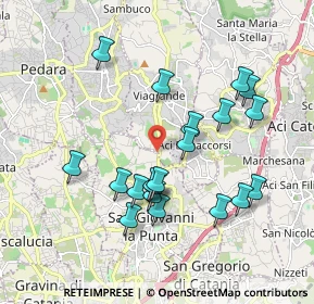 Mappa Via del Serbatoio, 95037 San Giovanni La Punta CT, Italia (2.0425)