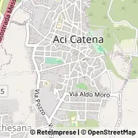 Mapa Aci Catena