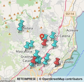 Mappa Via del Pozzo, 95037 San Giovanni La Punta CT, Italia (4.27471)