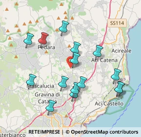 Mappa Via del Pozzo, 95037 San Giovanni La Punta CT, Italia (4.33867)