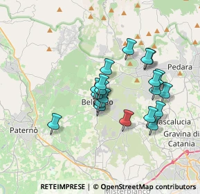 Mappa Via Giuseppe Sambataro, 95032 Belpasso CT, Italia (3.243)