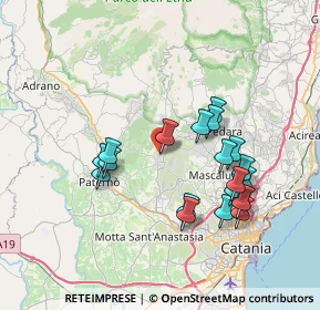 Mappa Via Giuseppe Sambataro, 95032 Belpasso CT, Italia (7.72105)