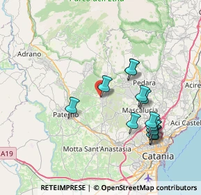 Mappa Via Giuseppe Ungaretti, 95032 Belpasso CT, Italia (8.36923)