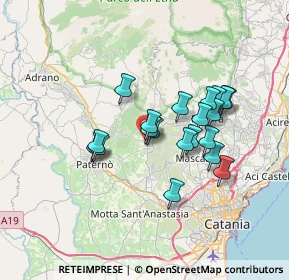 Mappa Via Giuseppe Ungaretti, 95032 Belpasso CT, Italia (6.376)