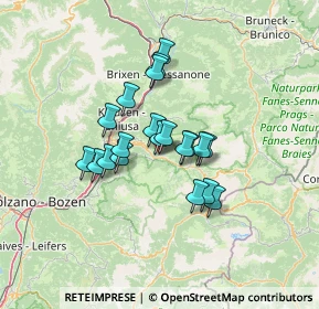 Mappa Via Tinderla, 39046 Ortisei BZ, Italia (9.551)