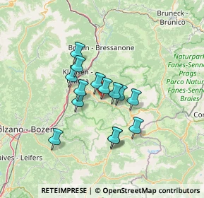 Mappa Via Tinderla, 39046 Ortisei BZ, Italia (9.81929)