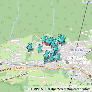 Mappa Via Mureda, 39046 Ortisei BZ, Italia (0.27619)
