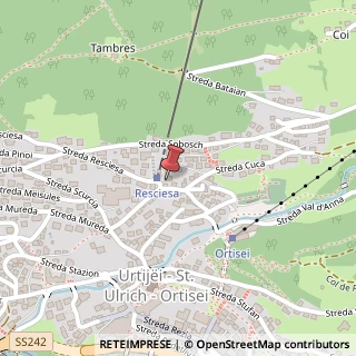 Mappa Strada Resciesa, 2, 39046 Ortisei, Bolzano (Trentino-Alto Adige)