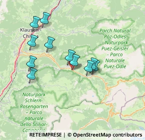 Mappa Streda Cademia, 39046 Ortisei BZ, Italia (6.36364)