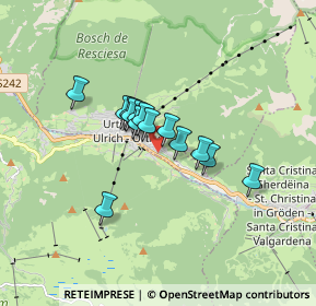 Mappa Streda Cademia, 39046 Ortisei BZ, Italia (1.08429)