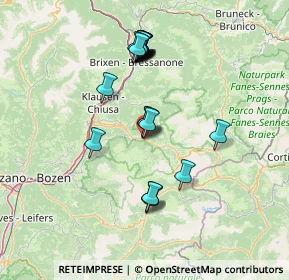 Mappa Streda Cademia, 39046 Ortisei BZ, Italia (13.1615)