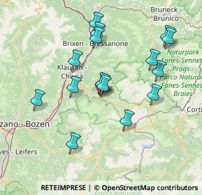 Mappa Streda Cademia, 39046 Ortisei BZ, Italia (13.91563)