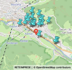 Mappa Via Minert, 39046 Ortisei BZ, Italia (0.3565)