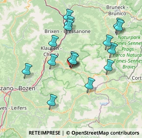 Mappa Strada Chr. Trebinger, 39046 Ortisei BZ, Italia (13.87563)