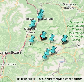 Mappa Str. Chr. Trebinger, 39046 Ortisei BZ, Italia (9.161)