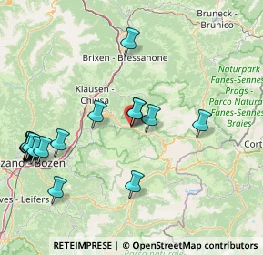 Mappa Strada Chr. Trebinger, 39046 Ortisei BZ, Italia (19.3375)