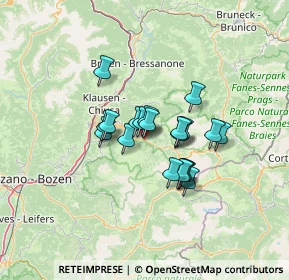 Mappa Strada Chr. Trebinger, 39046 Ortisei BZ, Italia (8.863)