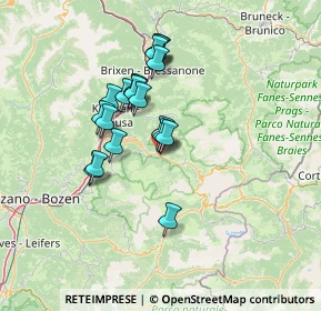 Mappa Str. Chr. Trebinger, 39046 Ortisei BZ, Italia (11.161)