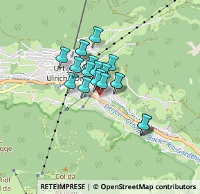 Mappa Via Christian Trebinger, 39046 Ortisei BZ, Italia (0.5455)