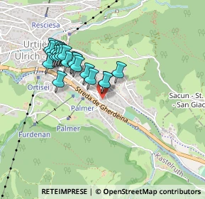 Mappa Via Christian Trebinger, 39046 Ortisei BZ, Italia (0.406)