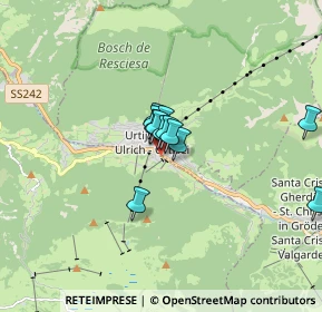 Mappa Via Promenade, 39046 Ortisei BZ, Italia (1.22231)